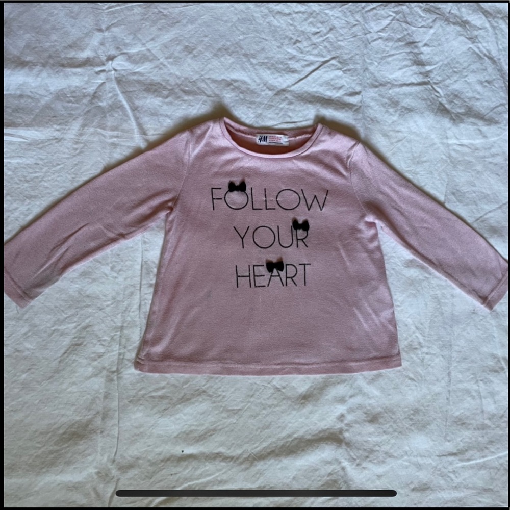 Kids bundles 6/$12— 2T toddler girl LS shirt